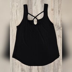 Women's black tank top small